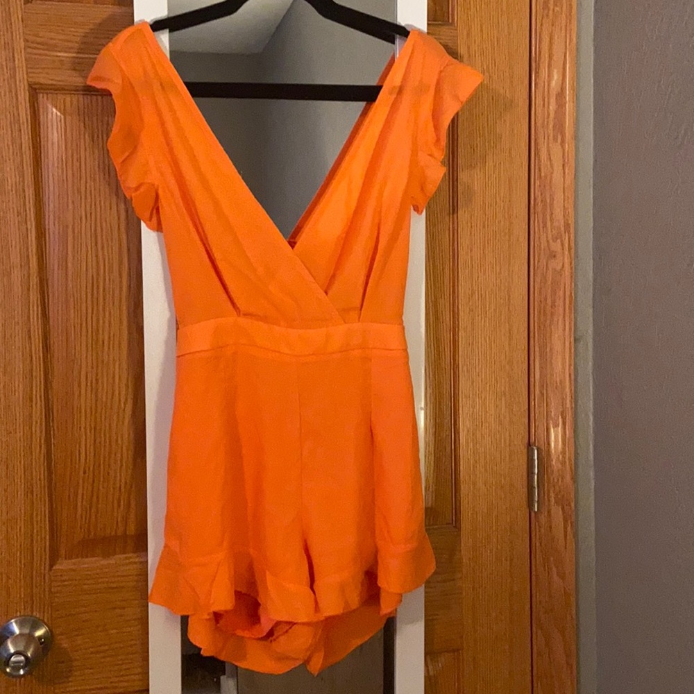 Orange romper